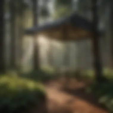 Exploring Portable Shade Solutions Portable shade solutions for plants in a forest