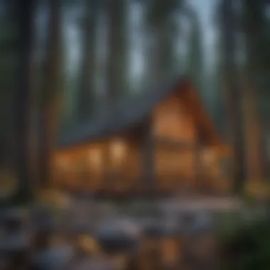 Architectural Harmony with Nature Rustic elegance of Stone Creek Lodge showcasing eco-friendly architecture