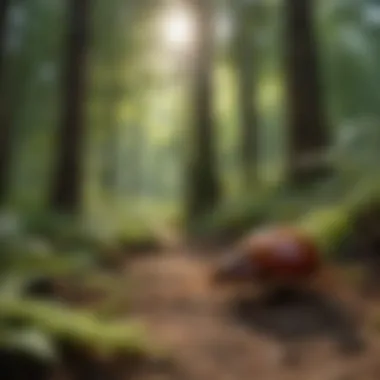 An infographic depicting tick life cycle stages and their ecological roles
