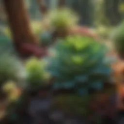 Vibrant array of succulents thriving in Bend's unique soil