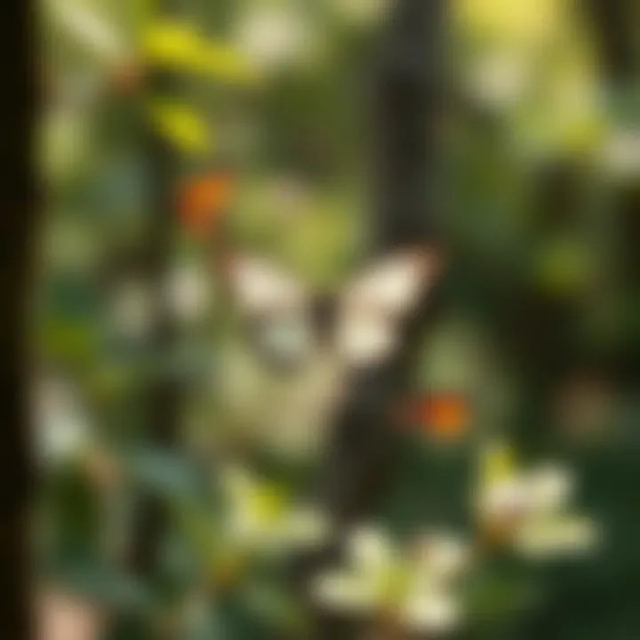 Butterfly Life Cycle Illustration of a butterfly life cycle from egg to adult, highlighting different stages.