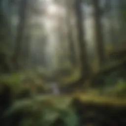 Lush canopy of Ketchikan's temperate rainforest