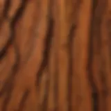 Close-up of untreated redwood showcasing its natural grain