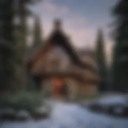 Exterior view of Timberline Lodge showcasing its unique architecture against a mountainous backdrop