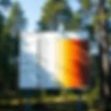 Chart depicting various tree species and their average weights