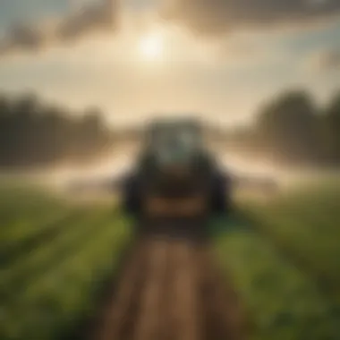 Dicamba Application in Agriculture Dicamba application in agricultural fields