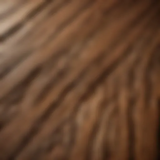 Close-up of dimension hardwood grain patterns