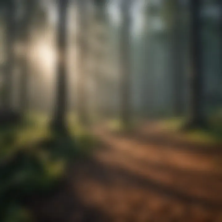 Sustainable forestry practices promoting hardwood growth