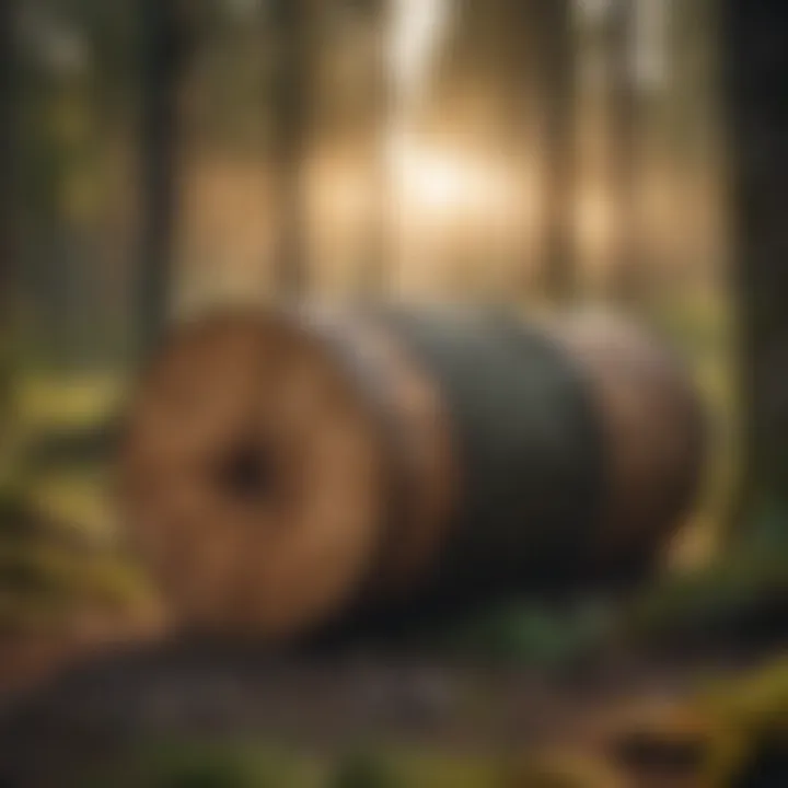 Sustainable forestry practices incorporating heartwood management