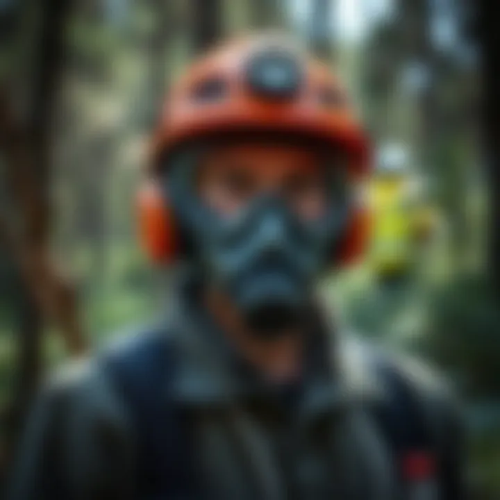Safety equipment for handling herbicides