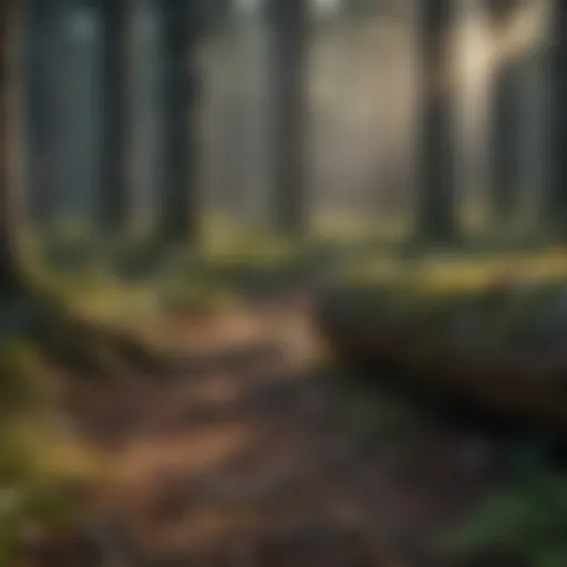 Deteriorating forest landscape highlighting physical vulnerabilities