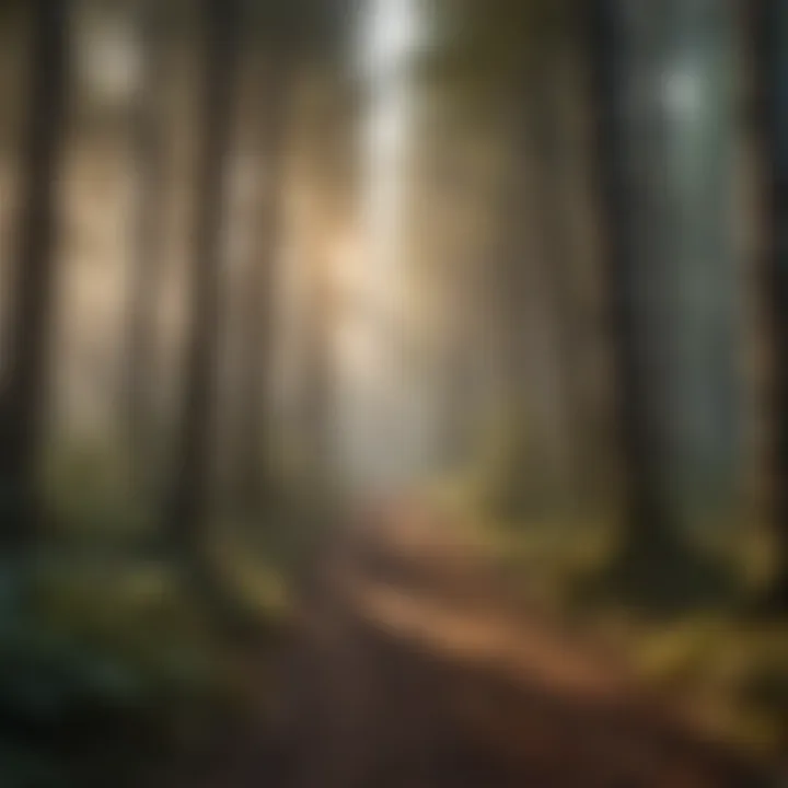 Infographic illustrating factors affecting forest resilience