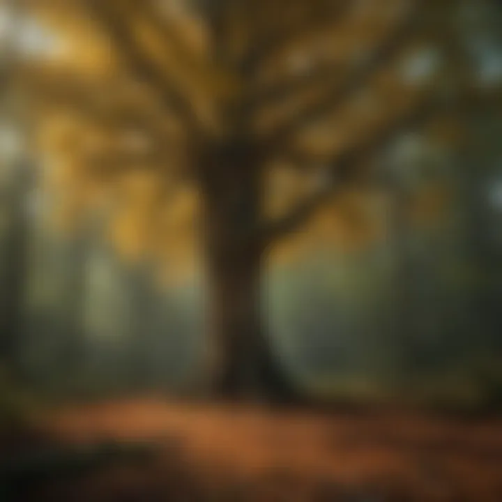 A visual representation of the conservation challenges faced by the pop corn tree in modern forestry.