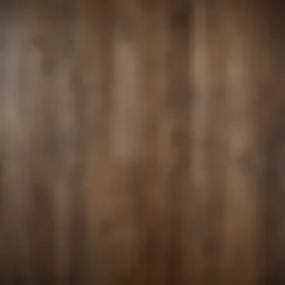 A close-up view of reclaimed wood flooring showcasing its natural textures and colors.