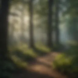 Biodiverse ecosystem in a Tennessee Wildlife Management Area