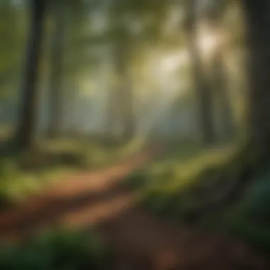 Importance of Woodland Conservation A serene landscape of a woodland area emphasizing the importance of conservation.