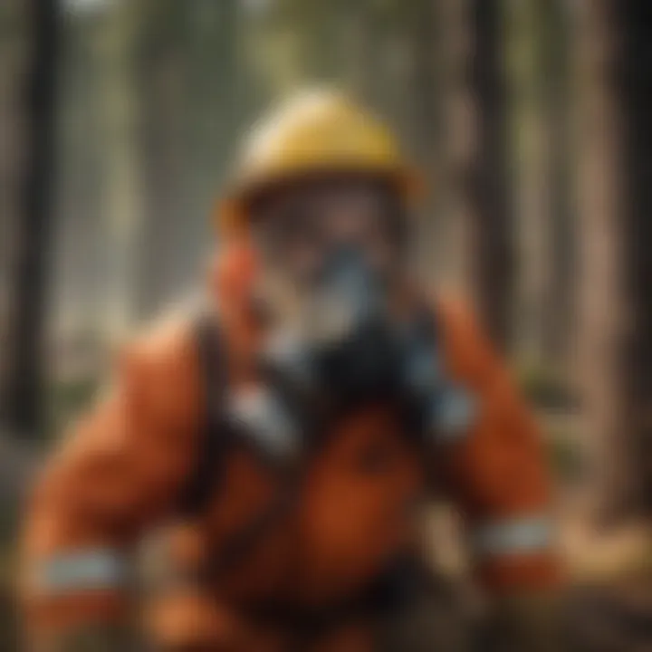 Comparison of different types of wildland fire respirators