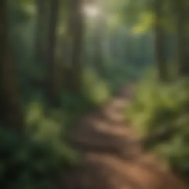 Diverse Fauna of Wildwood Trails Wildwood trail featuring diverse fauna in their natural habitat