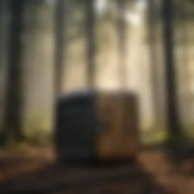 Demonstration of Wood Dehumidifier Functionality Wood dehumidifier in action, showcasing moisture removal