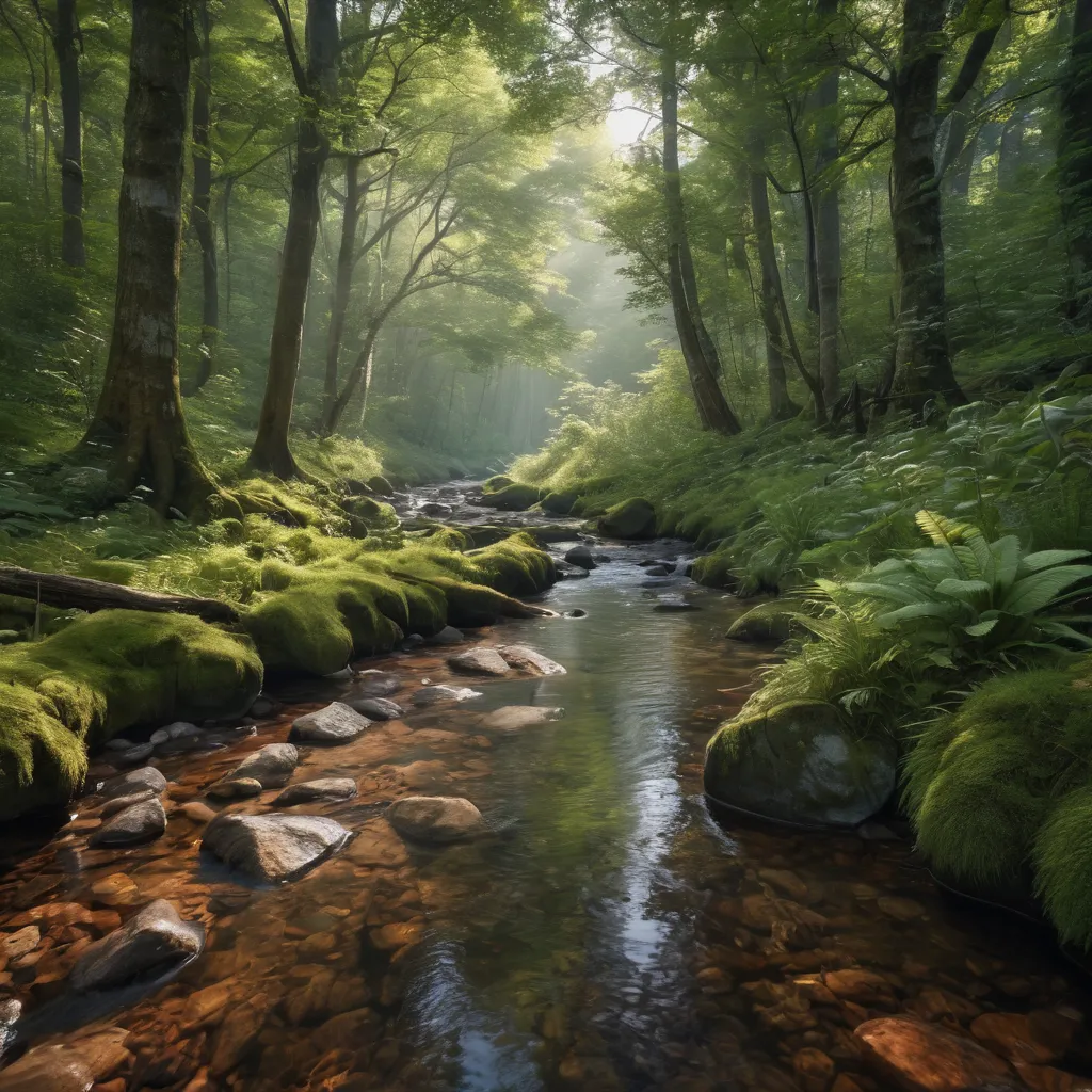 Brook Large Exploring Brook Trails: Sustainable Woodland Navigation